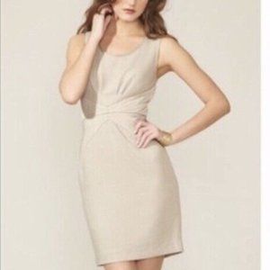 Rachel Zoe Women's Gold Dionne Diamond Pencil Work sleeveless Midi Dress Size 12